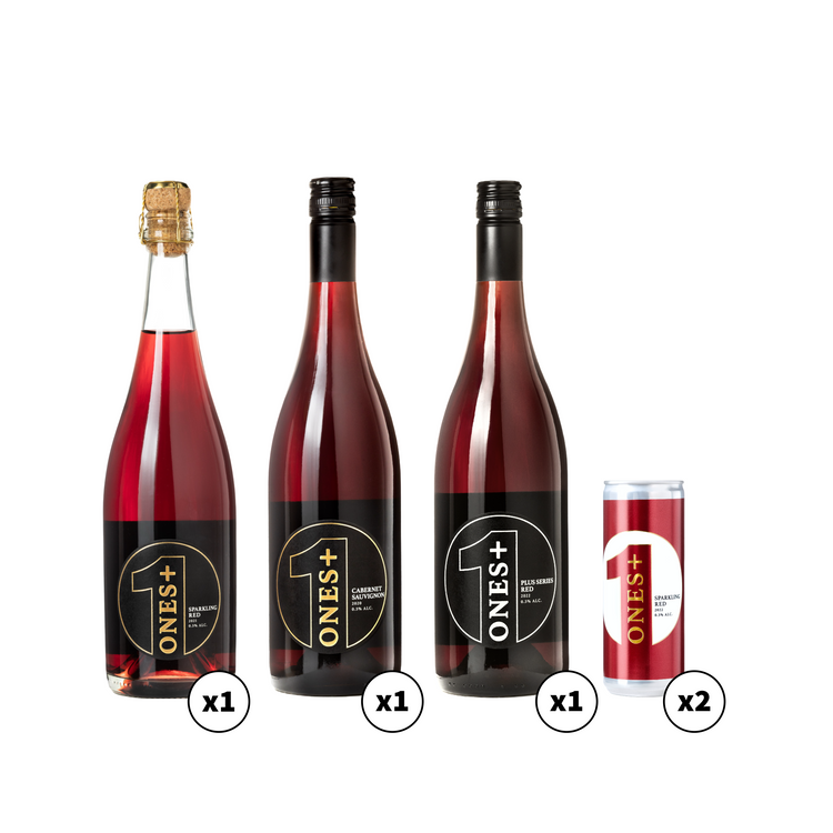 Mixed Red Pack: ONES Non-Alcoholic Wine