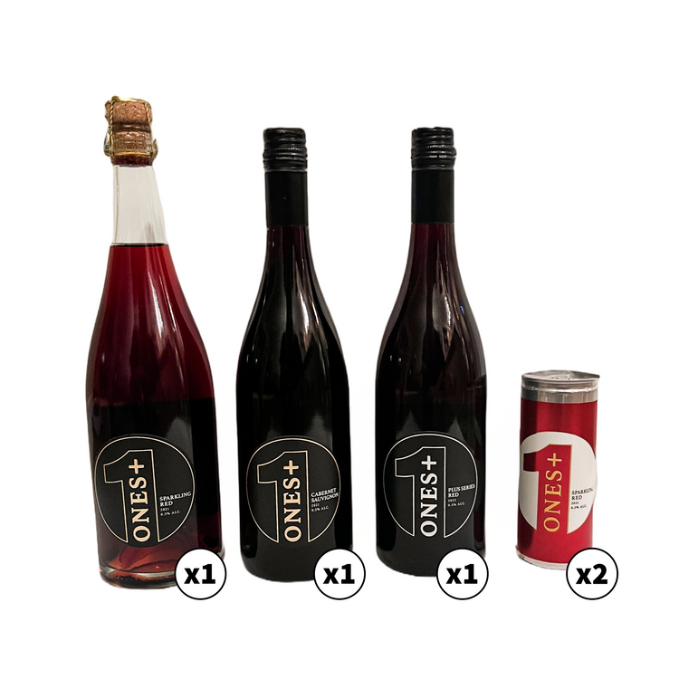 Mixed Red Pack: ONES Non-Alcoholic Wine