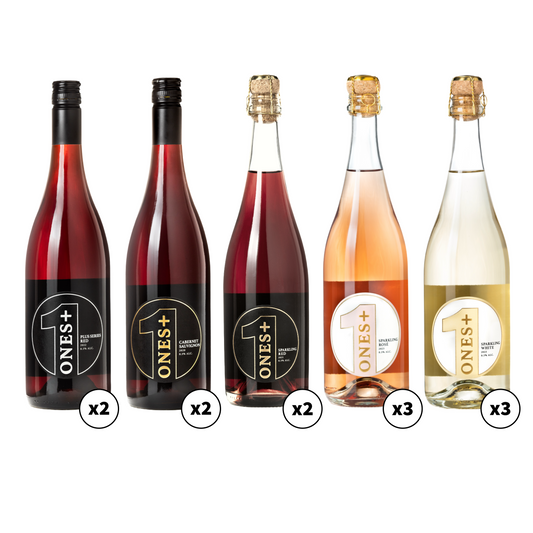 Pack de 12 variétés : Vin sans alcool ONES