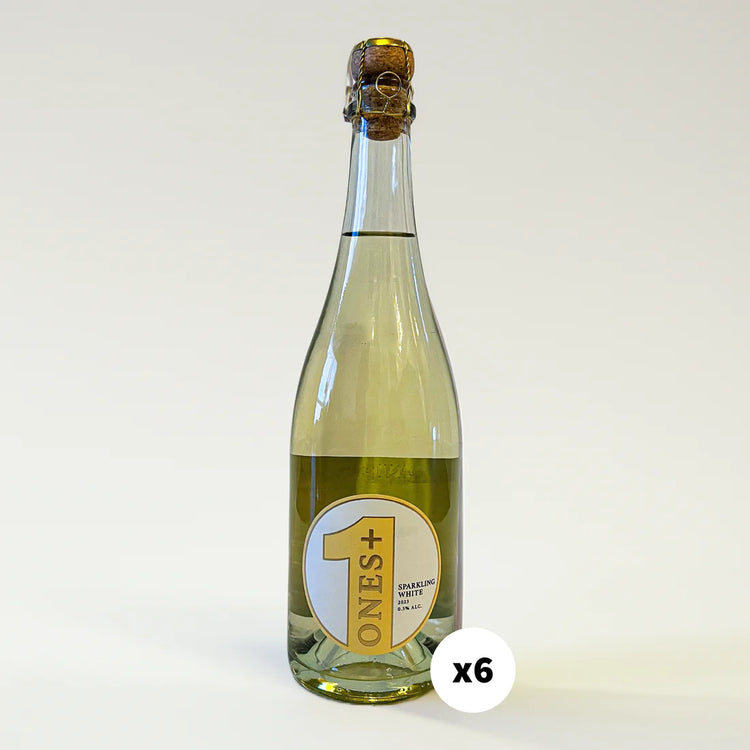 6 Pack ONES Non-Alcoholic Bottled Sparkling White Wine