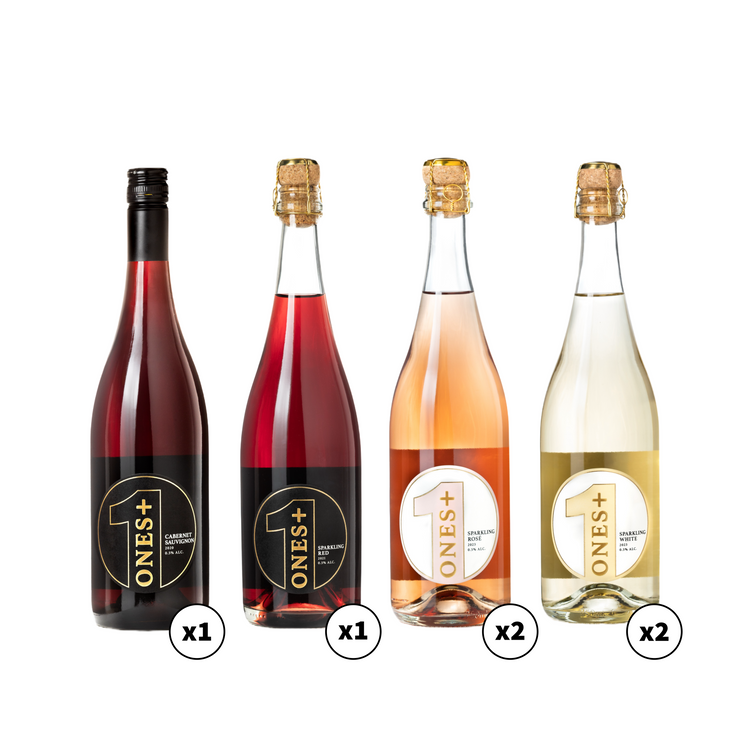 Sampler 6 pack: ONES Non-Alcoholic Wine*